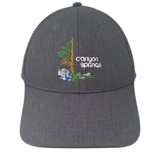 Legendary Headwear Canyon Springs Snapback Hat Gray White OS Embroidered Logo
